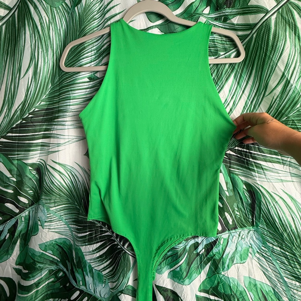 Vibrant Green One Piece Top